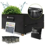 Juskys Gartenm&ouml;bel-Schutzh&uuml;lle CoverSafe Pro (1-St), 4,00 m2, Abdeckplane mit