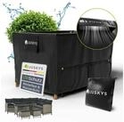 Juskys Gartenm&ouml;bel-Schutzh&uuml;lle CoverSafe Pro (1-St), 1,08 m&sup2;, Abdeckplane mit