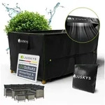 Juskys Gartenm&ouml;bel-Schutzh&uuml;lle CoverSafe Pro (1-St), 1,62 m2, Abdeckplane mit