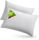 Juskys Kopfkissen, F&uuml;llung: 700 g + 100 g zerkleinerter Memory Schaum, 40x60 cm, 2er