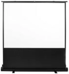 Maclean MC-210 Rolloleinwand (Bodenprojektionswand 66 Zoll 16:9 Tragbar)