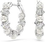 Swarovski Paar Creolen Schmuck Geschenk Matrix Drop-Ohrh&auml;nger, mit Swarovski&reg;