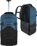 normani Reisetasche Reisetasche mit Rollen und Rucksackfunktion, Reise-Trolley mit 5