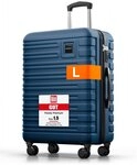 Travely Koffer Polycarbonat Koffer L 67cm - Reisekoffer, Hartschalenkoffer, Trolley,