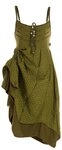 Vishes Sommerkleid Damen Sommer-Kleider l&auml;ngen-verstellbar Spagettitr&auml;ger-Kleid