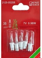 KONSTSMIDE Lichterkette 2125-052 Ersatzbirnen f&uuml;r Fensterbilder7V 0,98W