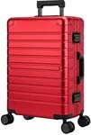 Travelhouse Koffer 100% Aluminium OSLO M - verschiedene Farben, 4 Rollen, aus