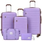 Travelhouse Trolleyset Ascona, 4 Rollen, (Spar-Set, 5 tlg., Hartschalen...