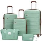 Travelhouse Trolleyset Ascona, 4 Rollen, (Spar-Set, 5 tlg., Hartschalen...