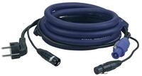 DAP Audio-Kabel, FP06 Power-/Signalkabel 10m Schutzkontakt-P Twist/XLR-XLR -...