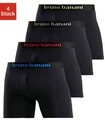 Bruno Banani Boxer Boxershorts f&uuml;r Herren (Packung, 4-St) mit l&auml;ngerem Bein...