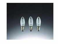 LED-Leuchte Hellum Kerzenlampe 3W kl E10 55V Riffel 916133