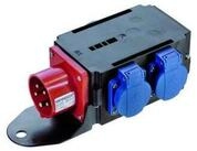 Bachmann CEE-Stecker Bachmann CEE-Adapter 1xSt.16A 400V 3xSchu 349.028