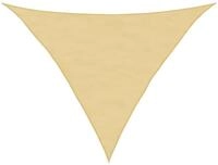 vidaXL Sonnensegel Sonnensegel Sandfarbe 5x5x6 m 100% Polyester Oxford, (1-tlg)