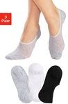 LASCANA ACTIVE F&uuml;&szlig;linge Damen Ballerina Socken Rutschfest, Atmungsaktiv...