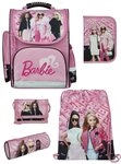 Familando Schulranzen Clou Barbie Schultasche, rosa, ab 1. Klasse (Grund-Set, 5-tlg.,