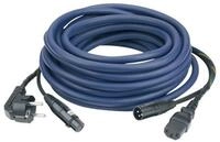 DAP Audio-Kabel, FP08 Power-/Signalkabel 10m Schutzkontakt/ XLR-XLR, AUDIO -...