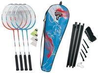 Talbot-Torro Badmintonschl&auml;ger Federball-Set 4-Fighter NEW (4xSchl&auml;ger,...