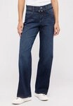 ANGELS 5-Pocket-Jeans LIZ BELT DARK INDIGO USED BUFFI