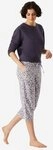 Schiesser Pyjamahose Mix & Relax 3/4 schlaf-hose pyjama schlafmode bunt 34