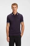 Poloshirt BOSS GREEN "Paddy Regular Fit", Herren, Gr. XL, lila (medium lila517),