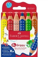 Faber-Castell Buntstift Faber-Castell Buntstifte Grippy 6er Set