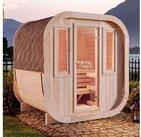FinnTherm Fasssauna ScandiCube Mini XS, BxTxH: 210 x 166 x 214 cm, 42 mm, in