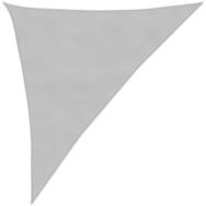 vidaXL Sonnensegel Sonnensegel Hellgrau 3x4x5 m 100% Polyester Oxford, (1-tlg)