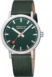 MONDAINE Quarzuhr Mondaine A660.30360.60SBF Herrenuhr Classic SBB recyc. Textil 40mm
