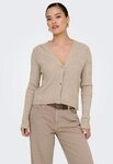 ONLY Strickjacke ONLKATIA LS CABLE V-NECK CARDIGAN CC KNT