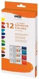 Kreul Acrylfarbe Gouachefarben-Set el Greco Gouache, 12 x 12 ml