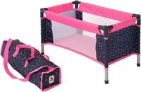 CHIC2000 Puppenbett Puppen-Reisebett, mit Stoff-Tragetasche