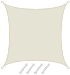 AMANKA Sonnensegel mit UV Schutz - 2 x 2 m Wasserdicht - Sonnenschutz f&uuml;r Garten &