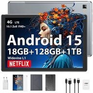 XGODY N05 Pro VIP (2SIM-4GLTE) mit Tastatur, Ledertasche und Ladeger&auml;t Tablet