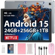 XGODY N05 Pro VIP (2SIM-4GLTE) mit Tastatur, Ledertasche und Ladeger&auml;t Tablet