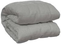 vidaXL Bett&uuml;berwurf Gewichtsdecke Grau 220x240 cm 15 kg Stoff
