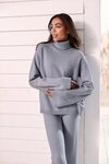 Elbsand Sweater Rollkragenpullover aus weichem Strick, Loungewear