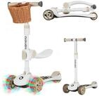 lionelo Dreiradscooter FRANKY, (Set, Balance Roller, Korb, Sitz), 2in1:Erstes...