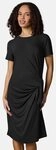 Ragwear Shirtkleid Knotta Kurzarm Sommerkleid mit seitlichem Bindeband