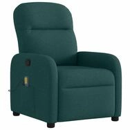 vidaXL Sessel Massagesessel Dunkelgr&uuml;n Stoff (1-St)