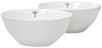 JOOP! Sch&uuml;ssel JOOP! LIVING - SINGLE CORNFLOWER Schale 13 cm Set 2, Porzellan,