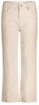 Cartoon Ankle-Jeans Damen mit offenem Saum