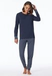 uncover by SCHIESSER Schlafanzug Uncover Nightwear (2 tlg) Rundhalsausschnitt,...