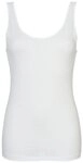 CALIDA Unterhemd Light Damen (1-St) mit gl&auml;nzendem Satinb&auml;ndchen an Hals- und