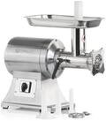 Mahlzeit Fleischwolf Edelstahl Hackfleischmaschine elektrisch 650W 150kg/h silber,