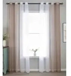 Gardinenbox Gardine (2 St), &Ouml;sen, transparent, Voile, Farbverlauf Vertikal