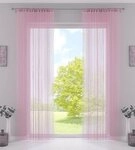 Gardinenbox Gardine (2 St), Kr&auml;uselband, transparent, Fadengardine...