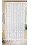 Gardinenbox Gardine (1 St), Kr&auml;uselband, transparent, Jacquard, Store Langstore