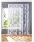 Gardinenbox Bogenstore (1 St), Kr&auml;uselband, transparent, Store Jacquard Fabio