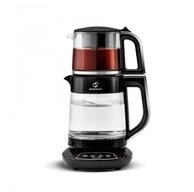 Karaca Wasserkocher Karaca Caysever Sprechender Teezubereiter Chrom, 2200 W